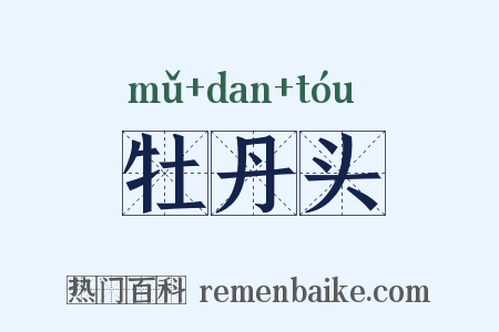 牡丹头是什么意思的图片